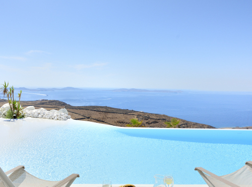 For rent: Villa White Vista with panoramic sea view - Greece, Mykonos