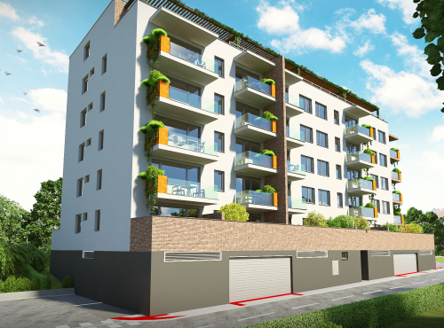 Attractive apartments development near Karloveske rameno, Bratislava  IV