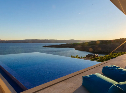 Zahraničné nehnuteľnosti - Moderná vila Sea Crest na pobreží, Chorvátsko - Karlobag