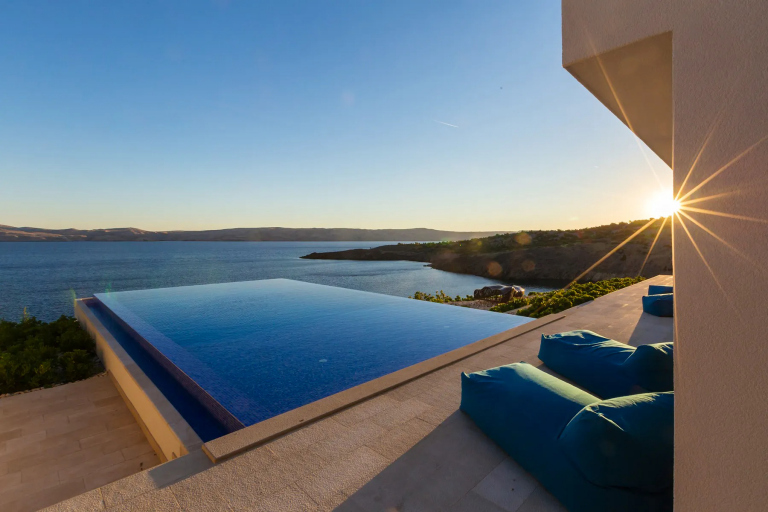 Moderná vila Sea Crest na pobreží, Chorvátsko - Karlobag