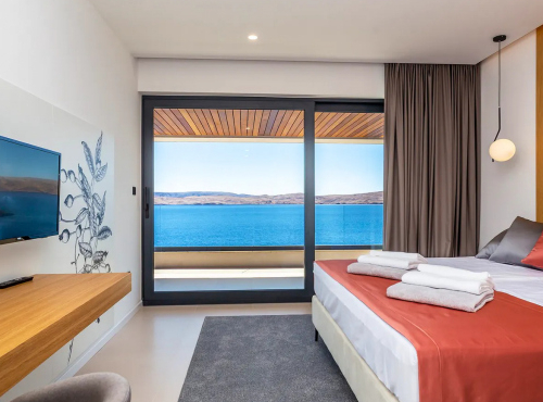 Zahraničné nehnuteľnosti - Moderná vila Sea Crest na pobreží, Chorvátsko - Karlobag