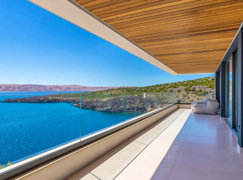 Zahraničné nehnuteľnosti - Moderná vila Sea Crest na pobreží, Chorvátsko - Karlobag