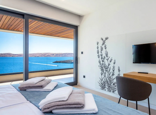 Zahraničné nehnuteľnosti - Moderná vila Sea Crest na pobreží, Chorvátsko - Karlobag