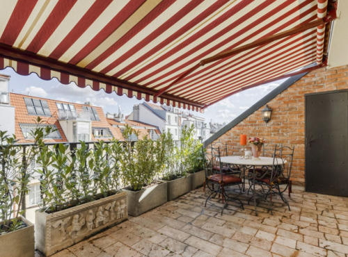 Generous 5+kk penthouse with terrace, Prague 2 – Vinohrady