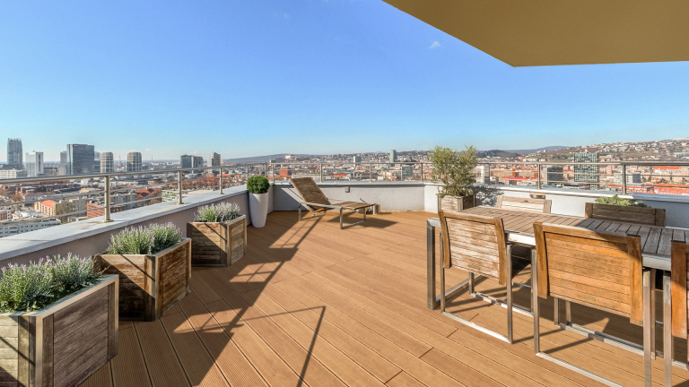 Penthouse with a view and terraces in Gloria, BA II – Ružinov