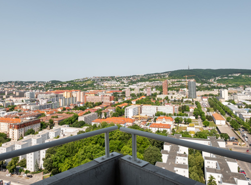 Penthouse on the 23rd floor, Bratislava III – Tehelné pole