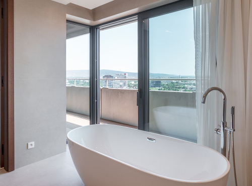 Penthouse on the 23rd floor, Bratislava III – Tehelné pole