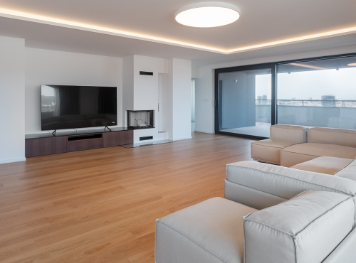 Penthouse on the 23rd floor, Bratislava III – Tehelné pole