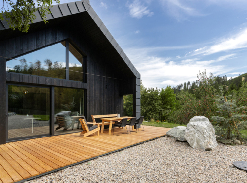Design chalet in the Javorníky Mountains, Bytča - Veľké Rovné