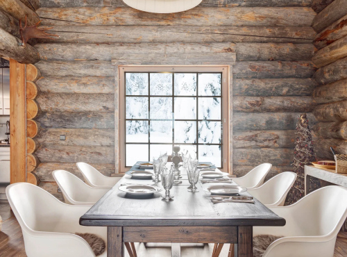 Zahraničné nehnuteľnosti - Zrubový chalet pri jazere, Fínsko – Ruka