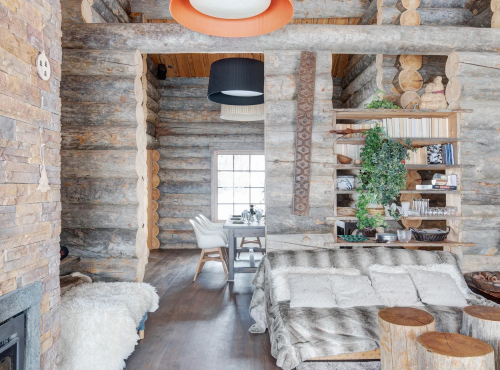 Zahraničné nehnuteľnosti - Zrubový chalet pri jazere, Fínsko – Ruka