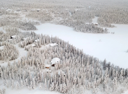 Zahraničné nehnuteľnosti - Zrubový chalet pri jazere, Fínsko – Ruka