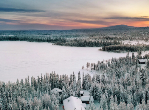 Zahraničné nehnuteľnosti - Zrubový chalet pri jazere, Fínsko – Ruka